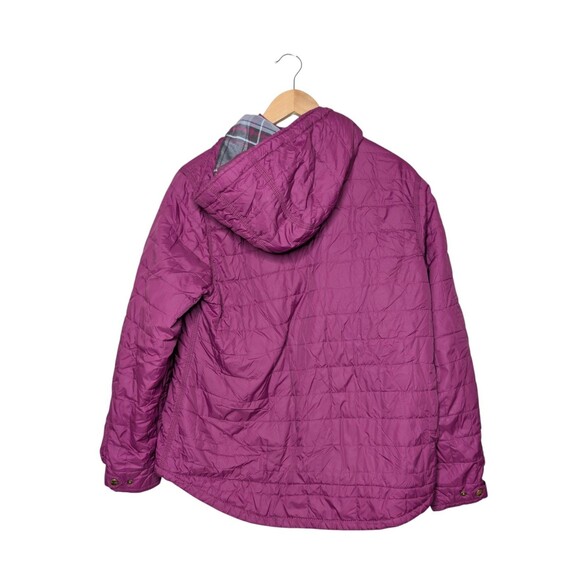Carhartt Quilted Flannel Lined Puffer Jacket Women’s L (12/14) Vintage Violet - Picture 3 of 7